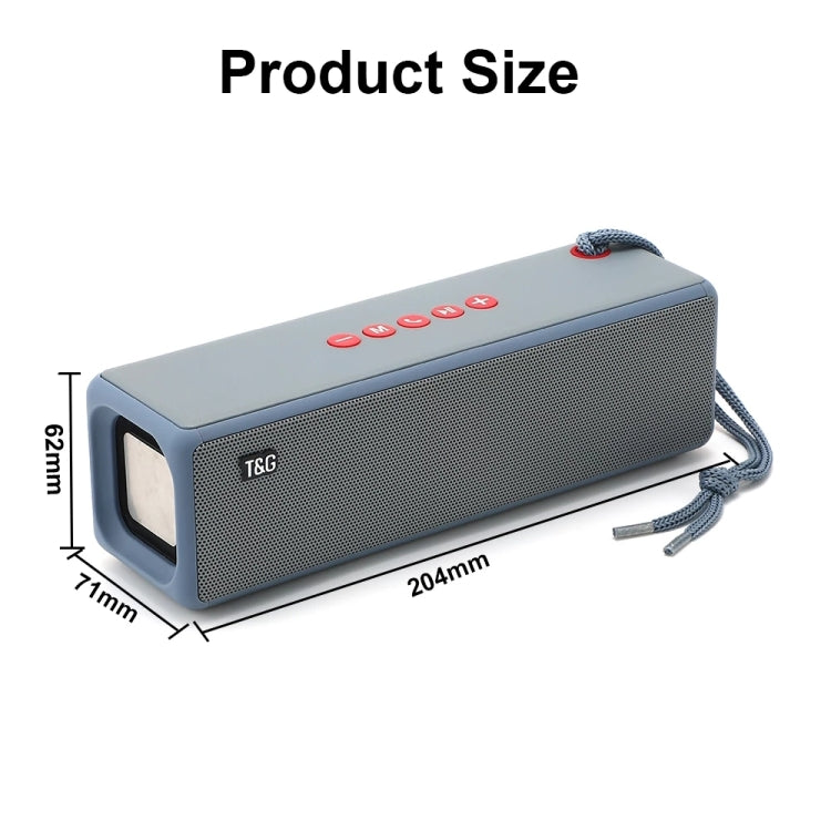T&G TG271 TWS Subwoofer Bluetooth Speaker With Braided Rope, Support USB/AUX/TF Card/FM(Green) - HoMEdemic™ 