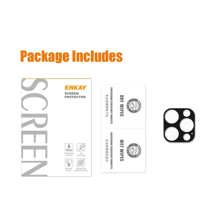 For iPhone 12 Pro ENKAY Hat-Prince 9H Rear Camera Lens Tempered Glass Film Full Coverage Protector - HoMEdemic™ 