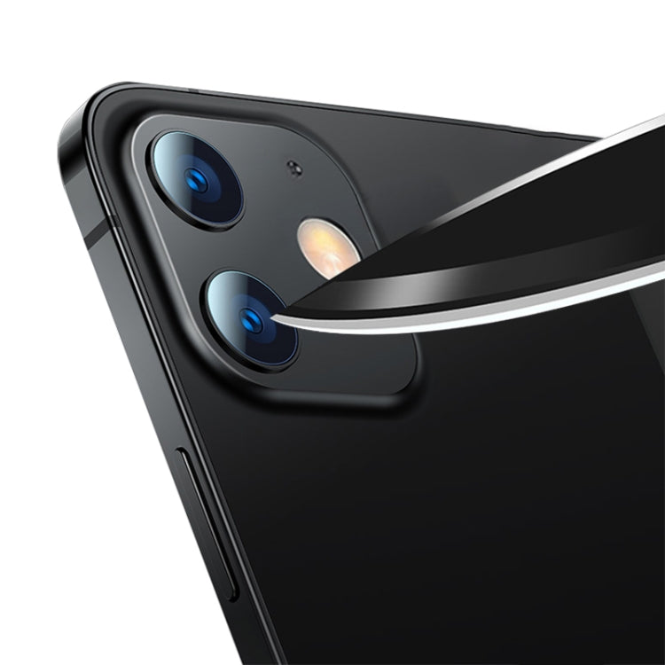 For iPhone 12 mocolo 0.15mm 9H 2.5D Round Edge Rear Camera Lens Tempered Glass Film(Clear) - HoMEdemic™ 