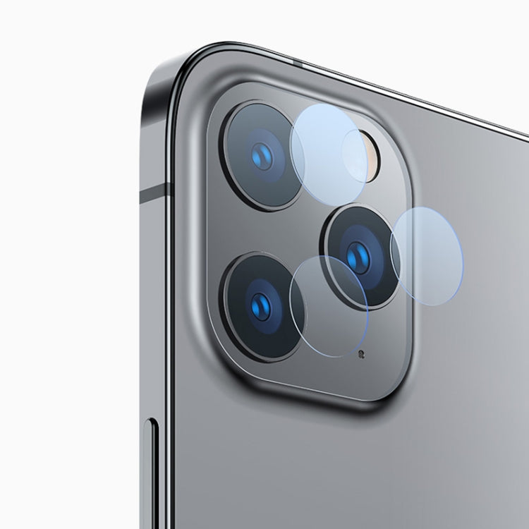 For iPhone 12 Pro 2pcs mocolo 0.15mm 9H 2.5D Round Edge Rear Camera Lens Tempered Glass Film(Clear) - HoMEdemic™ 