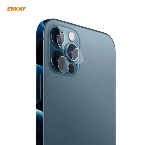 1 Set For iPhone 12 Pro / 12 Pro Max ENKAY Hat-Prince 0.2mm 9H 2.15D Round Edge Rear Camera Lens Tempered Glass Film 3pcs/Set - HoMEdemic™ 