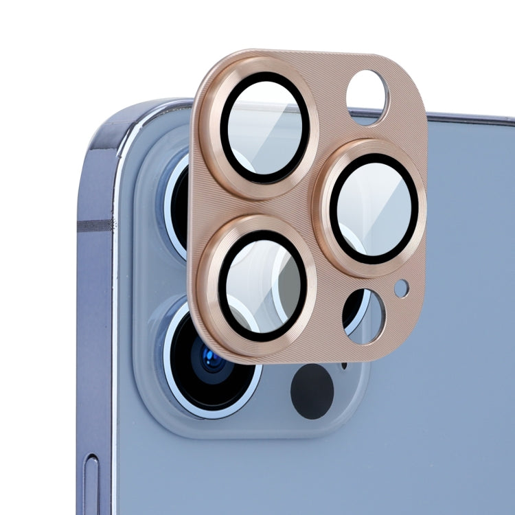 For iPhone 13 Pro / 13 Pro Max ENKAY Aluminium Alloy + Tempered Glass Camera Lens Cover (Rose Gold) - HoMEdemic™ 