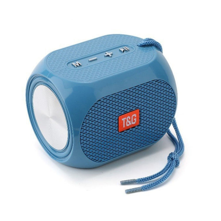 T&G TG196 TWS Subwoofer Bluetooth Speaker With Braided Cord, Support USB/AUX/TF Card/FM(Blue) - HoMEdemic™ 