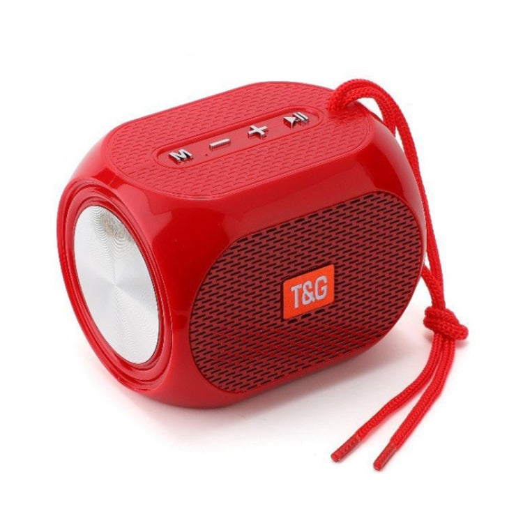 T&G TG196 TWS Subwoofer Bluetooth Speaker With Braided Cord, Support USB/AUX/TF Card/FM(Red) - HoMEdemic™ 