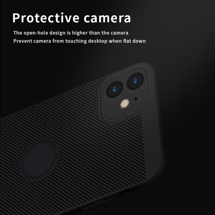 For iPhone 12 MOFi Honeycomb Texture Breathable PC Shockproof Protective Back Cover Case(Gold) - HoMEdemic™ 
