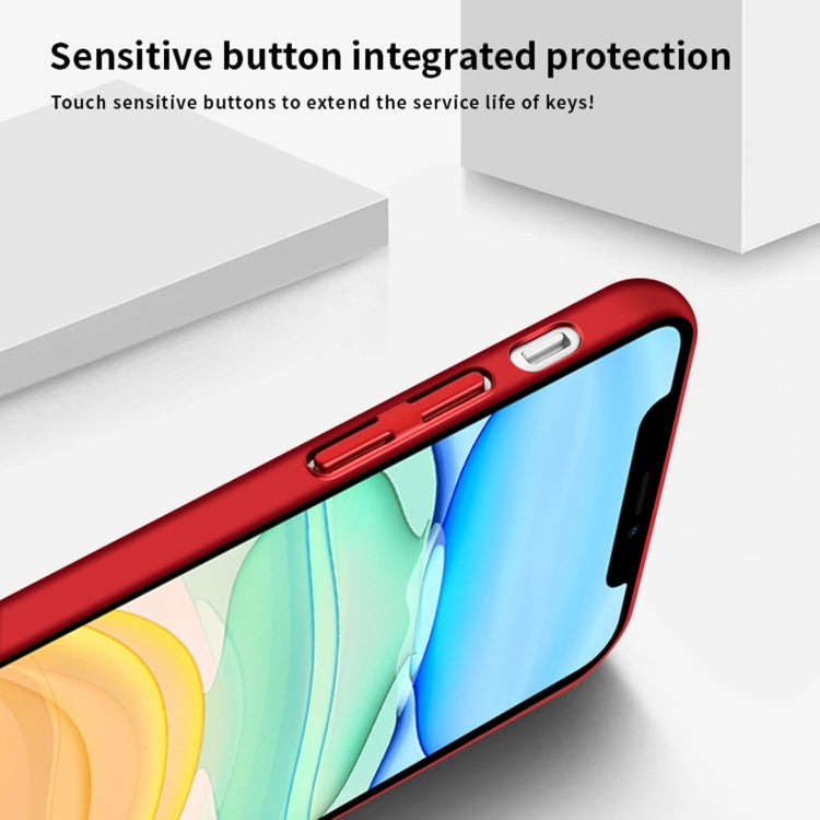 For iPhone 12 MOFi Honeycomb Texture Breathable PC Shockproof Protective Back Cover Case(Gold) - HoMEdemic™ 