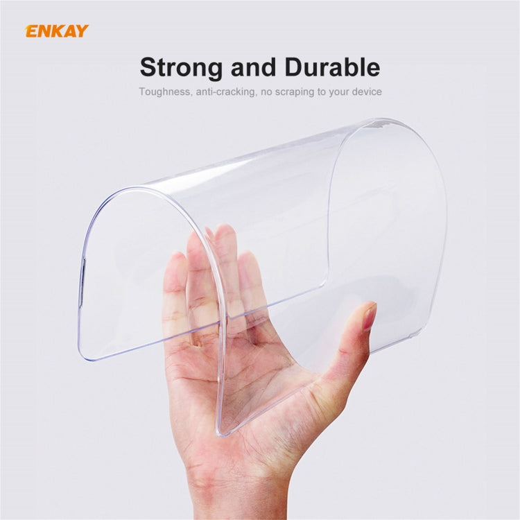 ENKAY 3 in 1 Crystal Laptop Protective Case + US Version TPU Keyboard Film + Anti-dust Plugs Set for MacBook Air 13.3 inch A1932 (2018)(Dark Blue) - HoMEdemic™ 