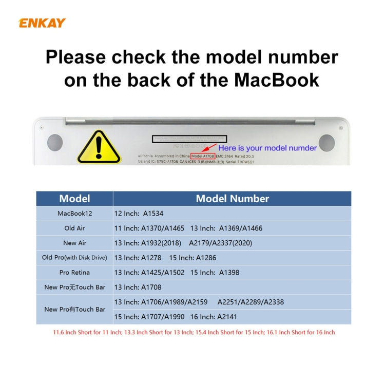 ENKAY 3 in 1 Matte Laptop Protective Case + EU Version TPU Keyboard Film + Anti-dust Plugs Set for MacBook Air 13.3 inch A1932 (2018)(Grey) - HoMEdemic™ 