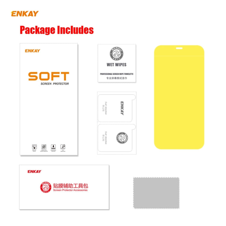 ENKAY Hat-Prince 0.1mm 3D Full Screen Protector Explosion-proof Hydrogel Film For iPhone 12 Pro Max - HoMEdemic™ 