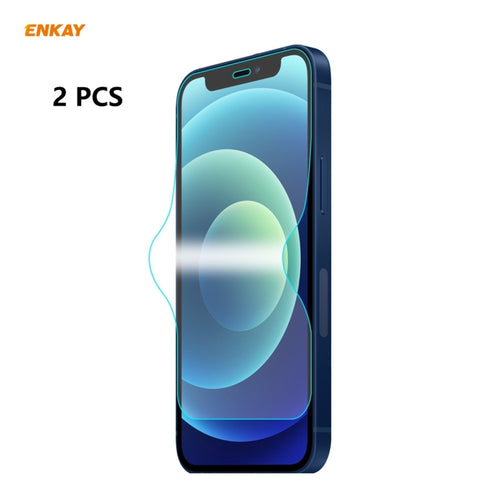 2 PCS ENKAY Hat-Prince 0.1mm 3D Full Screen Protector Explosion-proof Hydrogel Film For iPhone 12 mini - HoMEdemic™ 