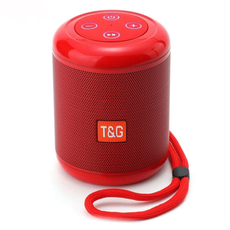 T&G TG519 TWS HiFi Portable Bluetooth Speaker Subwoofer Outdoor Wireless Column Speakers Support TF Card / FM / 3.5mm AUX / U Disk / Hands-free Call(Red) - HoMEdemic™ 