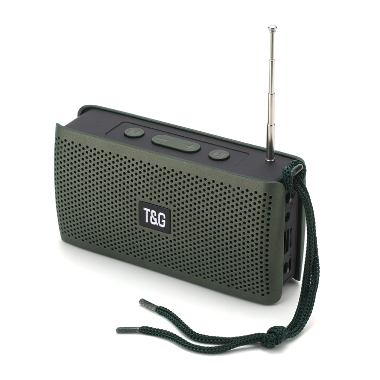 T&G TG282 Portable Bluetooth Speakers with Flashlight, Support TF Card / FM / 3.5mm AUX / U Disk / Hands-free Call(Green) - HoMEdemic™ 