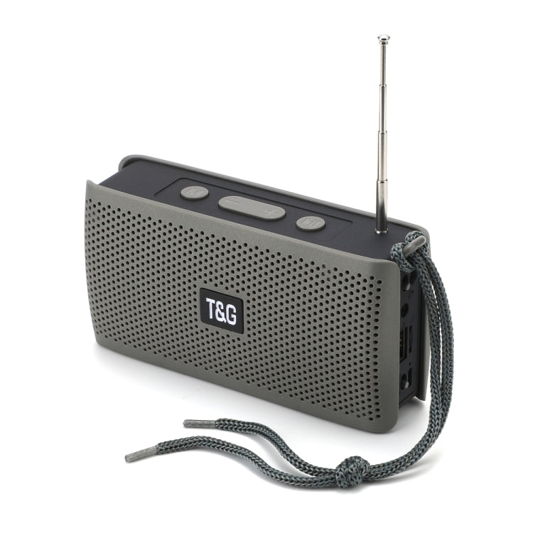 T&G TG282 Portable Bluetooth Speakers with Flashlight, Support TF Card / FM / 3.5mm AUX / U Disk / Hands-free Call(Gray) - HoMEdemic™ 