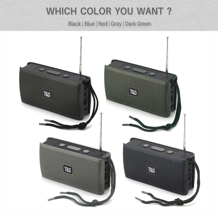T&G TG282 Portable Bluetooth Speakers with Flashlight, Support TF Card / FM / 3.5mm AUX / U Disk / Hands-free Call(Gray) - HoMEdemic™ 