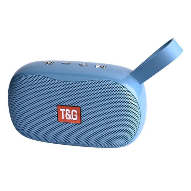T&G TG173 TWS Subwoofer Bluetooth Speaker With Braided Cord, Support USB / AUX / TF Card / FM(Blue) - HoMEdemic™ 