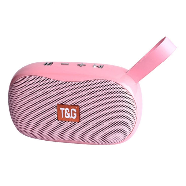 T&G TG173 TWS Subwoofer Bluetooth Speaker With Braided Cord, Support USB / AUX / TF Card / FM(Pink) - HoMEdemic™ 
