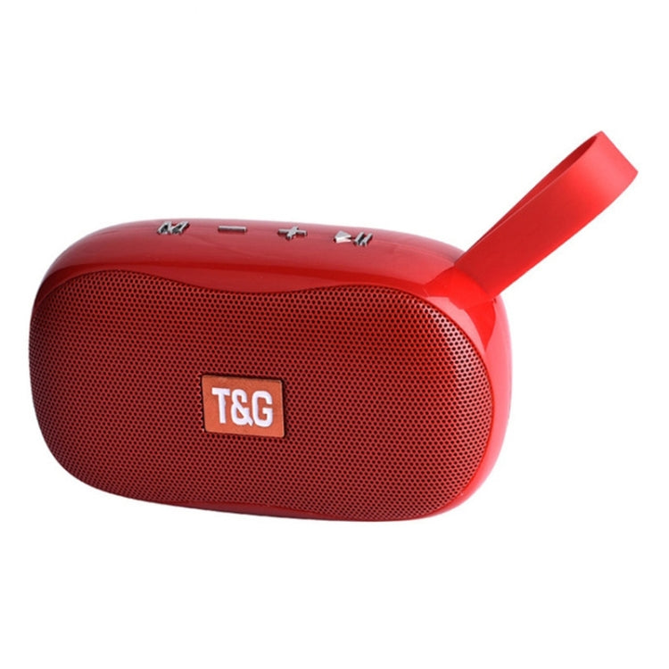 T&G TG173 TWS Subwoofer Bluetooth Speaker With Braided Cord, Support USB / AUX / TF Card / FM(Red) - HoMEdemic™ 