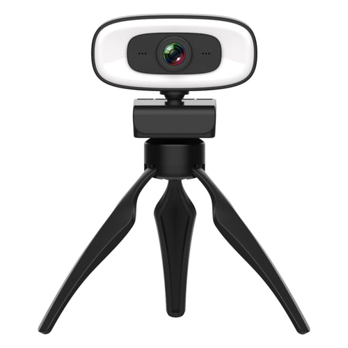 C10 2K HD Without Distortion 360 Degrees Rotate Three-speed Fill Light USB Free Drive Webcams, Built-in  Sound Clearer Microphone - HoMEdemic™ 