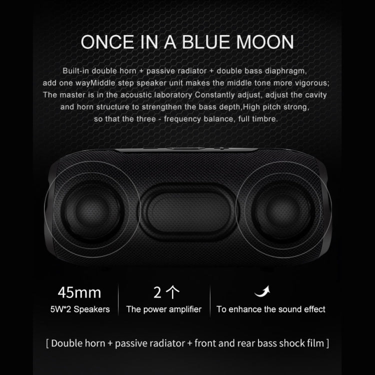 T&G TG613 TWS Solar Portable Bluetooth Speakers with LED Flashlight, Support TF Card / FM / AUX / U Disk(Gray) - HoMEdemic™ 