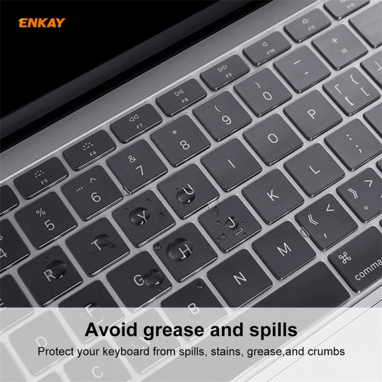 ENKAY US Version Soft TPU Keyboard Protector Film for MacBook 12 inch A1534 (2015) / Pro 13.3 inch A1708 (without Touch Bar) - HoMEdemic™ 