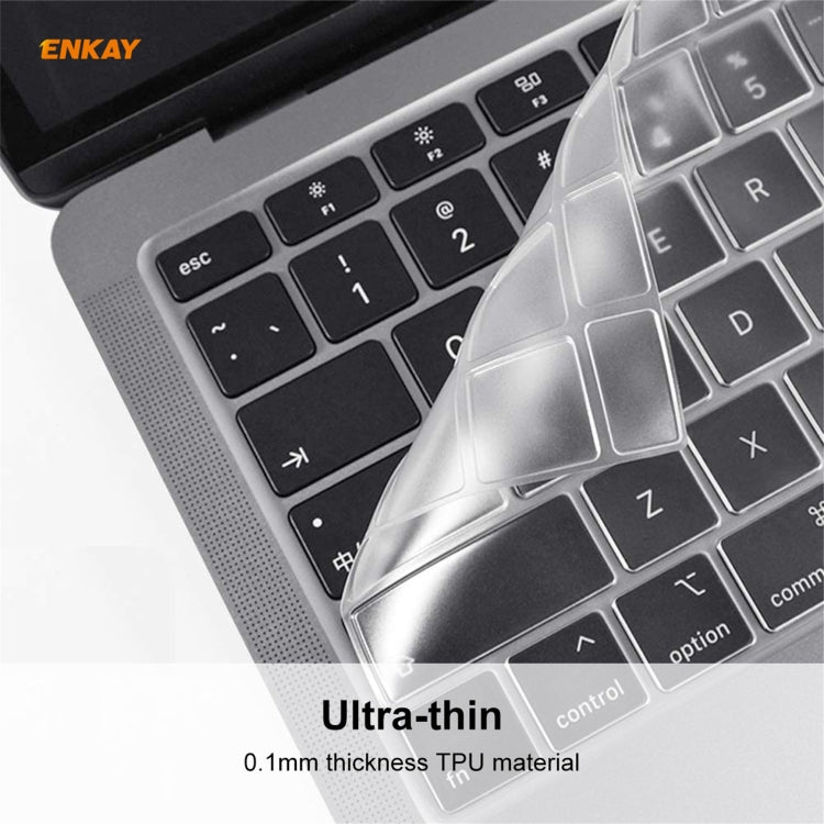 ENKAY Soft TPU Keyboard Protector Film for MacBook Air 13.3 inch A2179 (2020) / A2337 (2020), Version:EU Version - HoMEdemic™ 