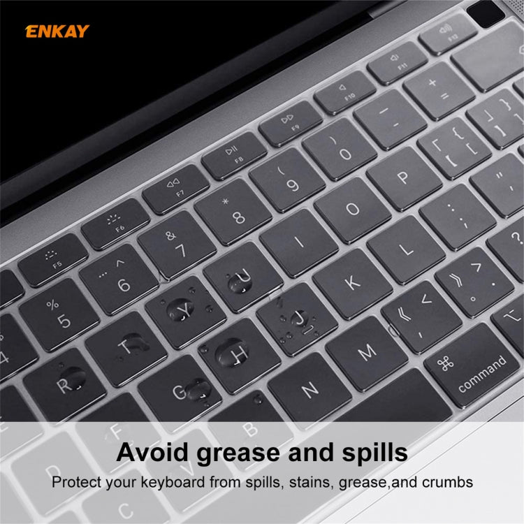ENKAY Soft TPU Keyboard Protector Film for MacBook Air 13.3 inch A2179 (2020) / A2337 (2020), Version:EU Version - HoMEdemic™ 
