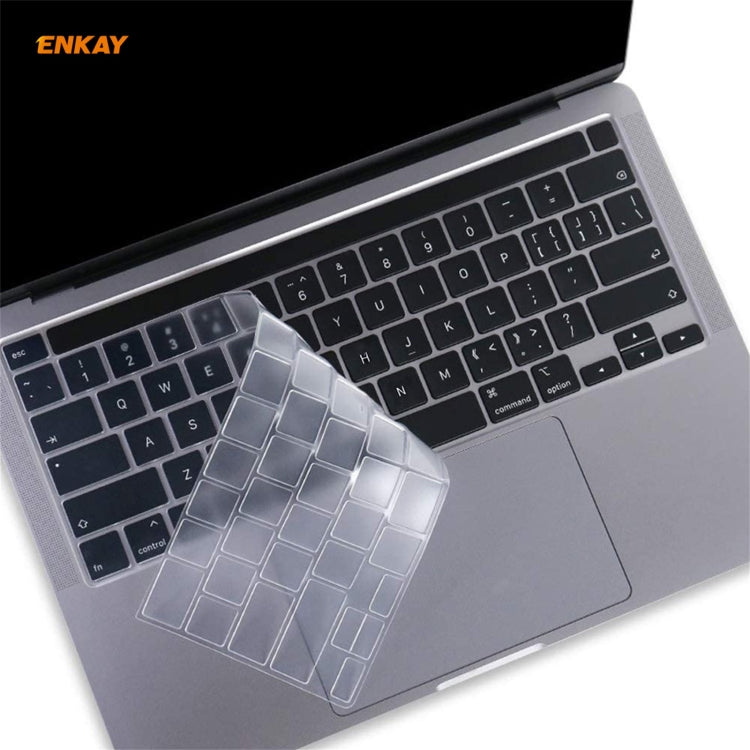 ENKAY Soft TPU Keyboard Protector Film for MacBook Pro 16 inch A2141 / Pro 13.3 inch A2289 & A2251 & A2338 (2020), EU Version - HoMEdemic™ 
