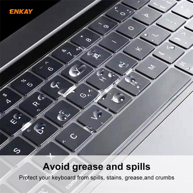 ENKAY Soft TPU Keyboard Protector Film for MacBook Pro 16 inch A2141 / Pro 13.3 inch A2289 & A2251 & A2338 (2020), EU Version - HoMEdemic™ 