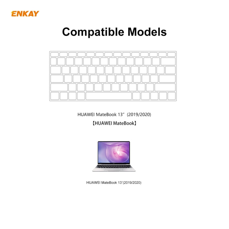 ENKAY Ultrathin Soft TPU Keyboard Protector Film For Huawei MateBook 13 inch, US Version - HoMEdemic™ 