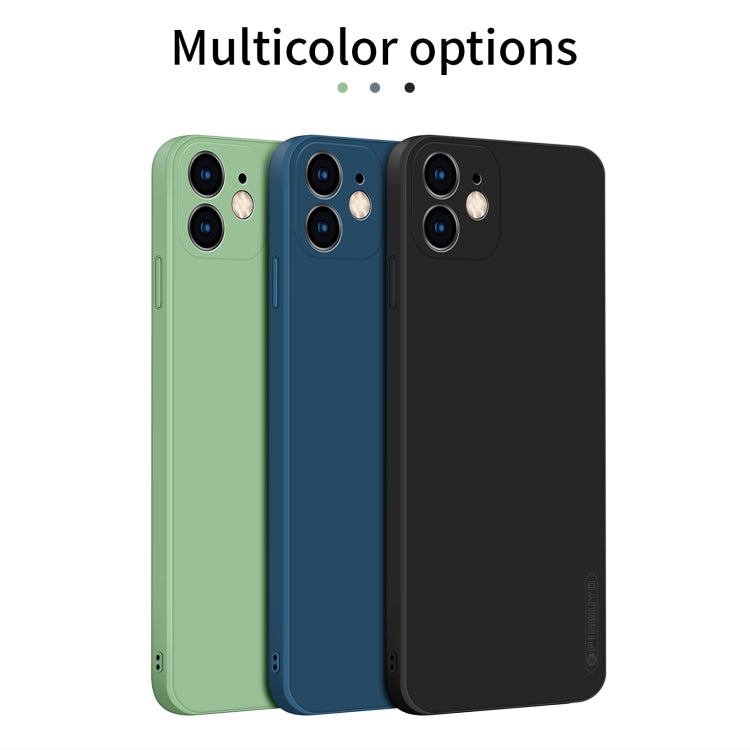 For iPhone 12 mini PINWUYO Touching Series Liquid Silicone TPU Shockproof Case(Black) - HoMEdemic™ 