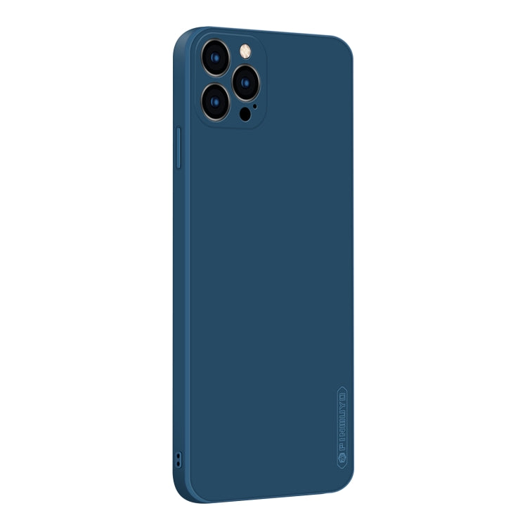 For iPhone 12 Pro PINWUYO Touching Series Liquid Silicone TPU Shockproof Case(Blue) - HoMEdemic™ 