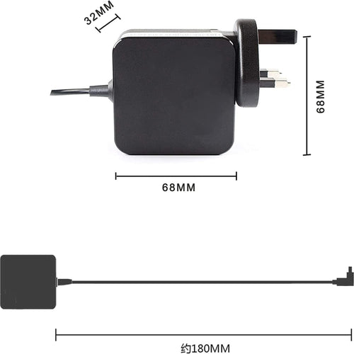 UK Plug For ASUS 19V 1.75A  S200 S200EX202E X202 X201E X201 Laptop Charger - HoMEdemic™ 