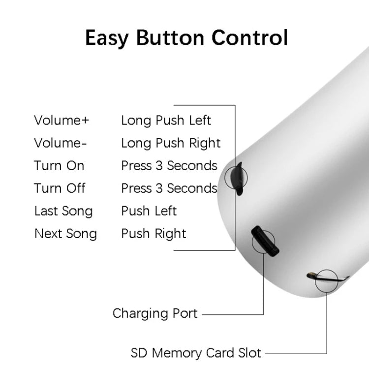 EWA A115 Portable Metal Bluetooth Speaker 105H Power Hifi Stereo Outdoor Subwoofer(Silver) - HoMEdemic™ 