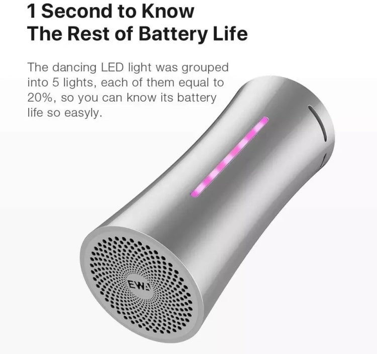 EWA A115 Portable Metal Bluetooth Speaker 105H Power Hifi Stereo Outdoor Subwoofer(Gray) - HoMEdemic™ 