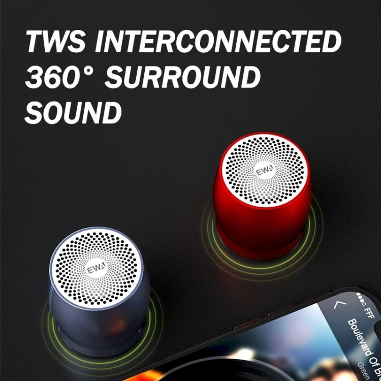 EWA A1 Portable TWS Bluetooth Wireless Speaker IPX5 Waterproof Support TF Card(Blue) - HoMEdemic™ 