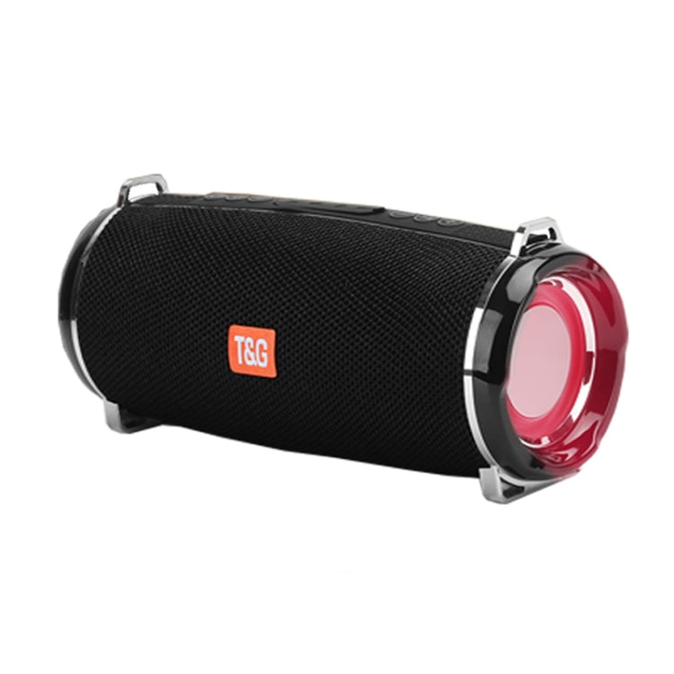 T&G TG192 LED Flashing Light Portable Wireless Bass 3D Stereo Bluetooth Speaker, Support FM / TF Card / USB(Black) - HoMEdemic™ 