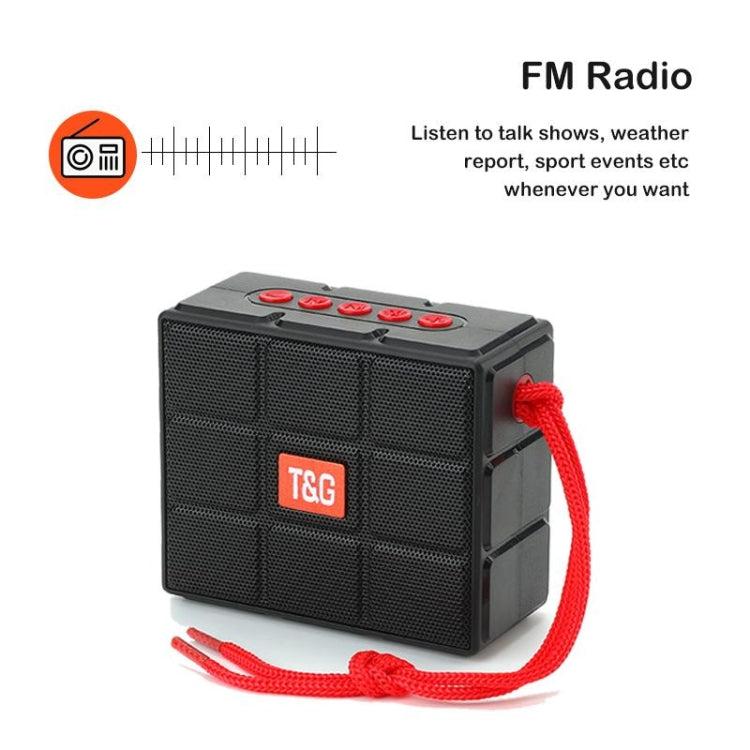T&G TG311 LED Flashlight Portable Bluetooth Speaker, Support TF Card / FM / 3.5mm AUX / U Disk(Green) - HoMEdemic™ 