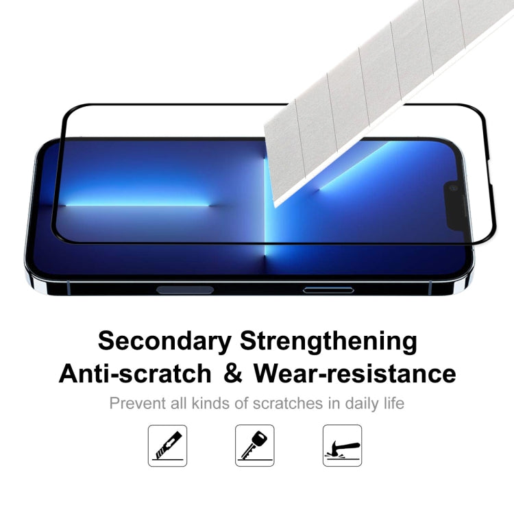 For iPhone 13 / 13 Pro 10pcs ENKAY Hat-Prince Full Glue 0.26mm 9H 2.5D Tempered Glass Screen Protector Full Coverage Film - HoMEdemic™ 