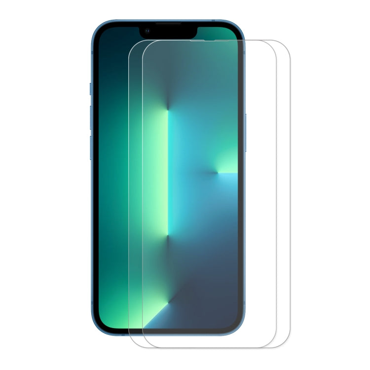 For iPhone 13 / 13 Pro 2pcs ENKAY Hat-Prince 0.26mm 9H 2.5D Curved Edge Tempered Glass Screen Protector - HoMEdemic™ 