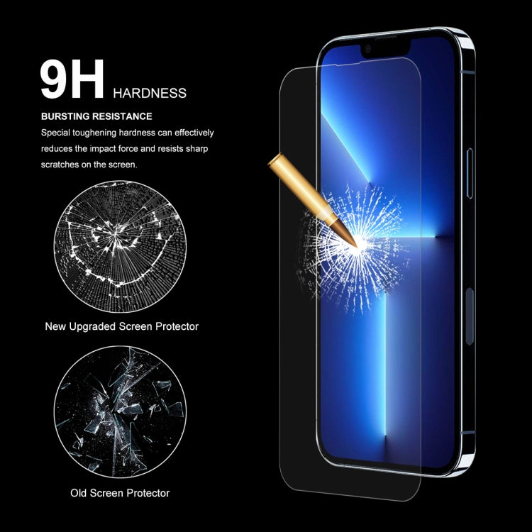 For iPhone 13 / 13 Pro 2pcs ENKAY Hat-Prince 0.26mm 9H 2.5D Curved Edge Tempered Glass Screen Protector - HoMEdemic™ 