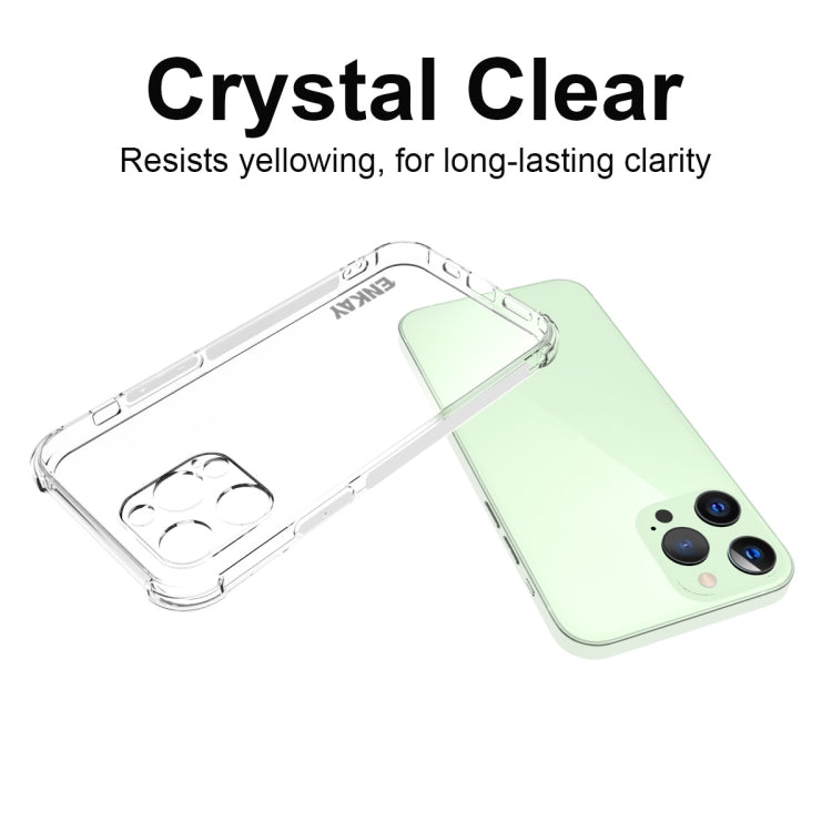 For iPhone 13 Pro Hat-Prince ENKAY Clear TPU Shockproof Soft Case Drop Protection Cover - HoMEdemic™ 
