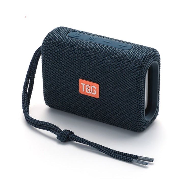 T&G TG313 Portable Outdoor Waterproof Bluetooth Speaker Subwoofer Support TF Card FM Radio AUX(Blue) - HoMEdemic™ 