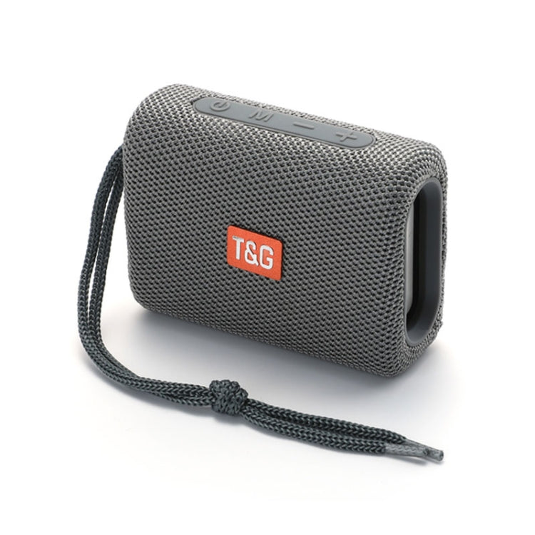 T&G TG313 Portable Outdoor Waterproof Bluetooth Speaker Subwoofer Support TF Card FM Radio AUX(Gray) - HoMEdemic™ 