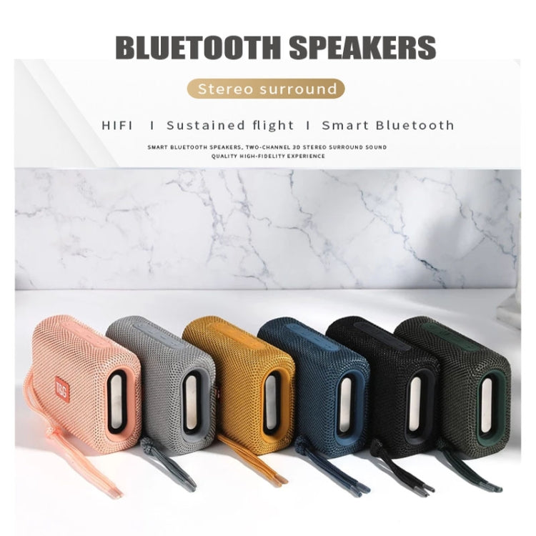 T&G TG313 Portable Outdoor Waterproof Bluetooth Speaker Subwoofer Support TF Card FM Radio AUX(Green) - HoMEdemic™ 