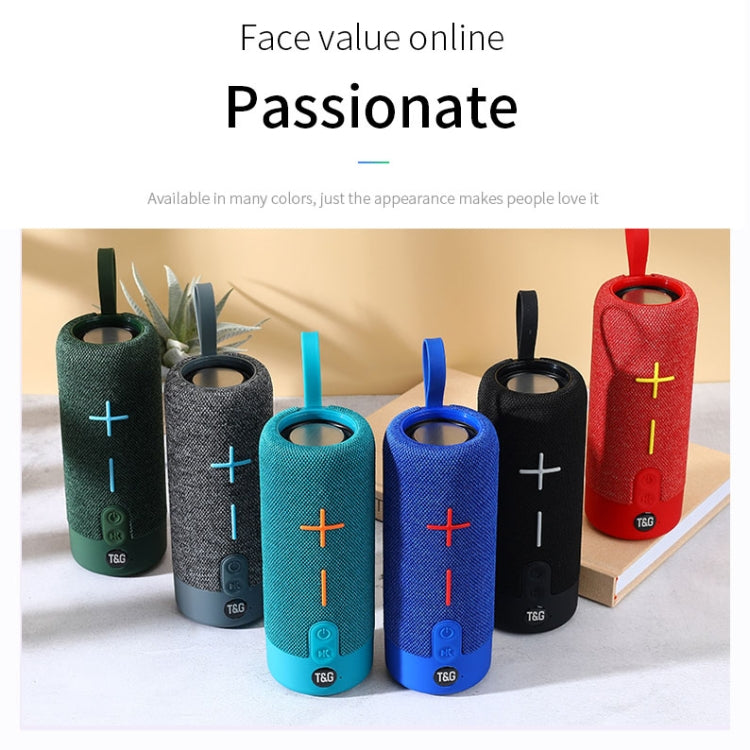T&G TG619 Portable Bluetooth Wireless Speaker Waterproof Outdoor Bass Subwoofer Support AUX TF USB(Blue) - HoMEdemic™ 