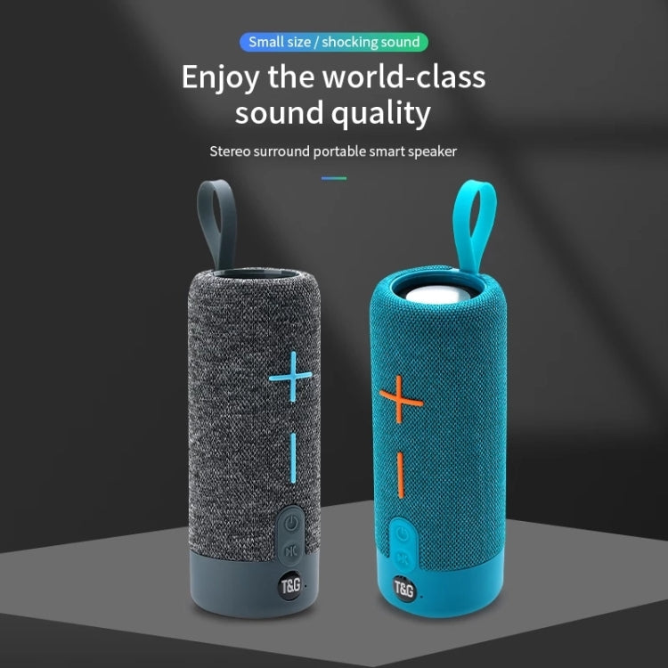 T&G TG619 Portable Bluetooth Wireless Speaker Waterproof Outdoor Bass Subwoofer Support AUX TF USB(Blue) - HoMEdemic™ 