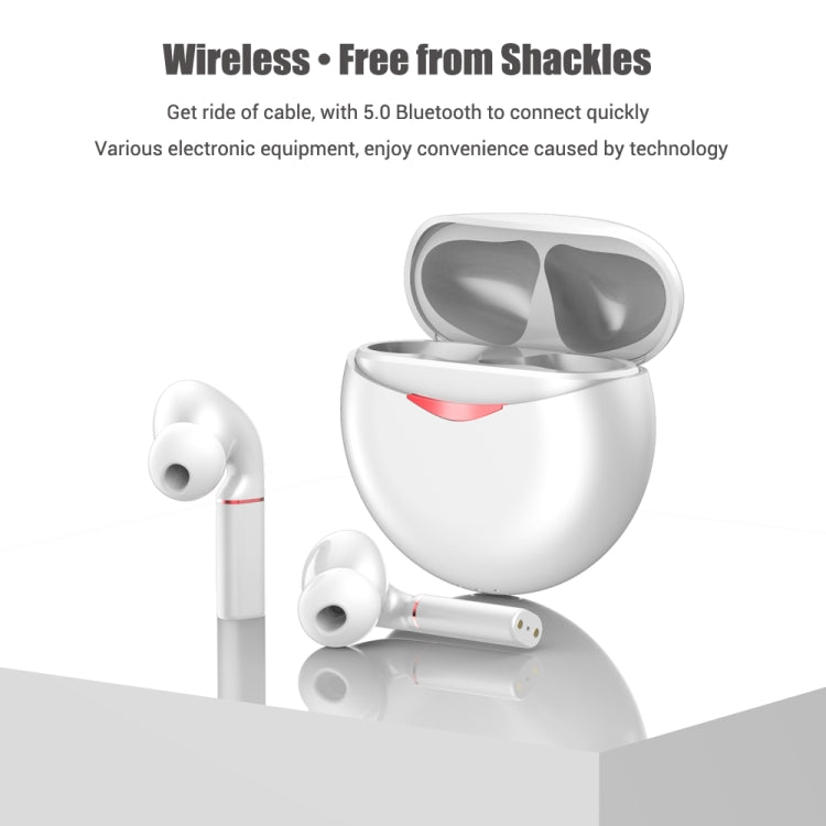 T&G T50 Sport TWS Bluetooth Earphone HIFI Noise Canceling Handfree Earbuds with Microphone(White) - HoMEdemic™ 