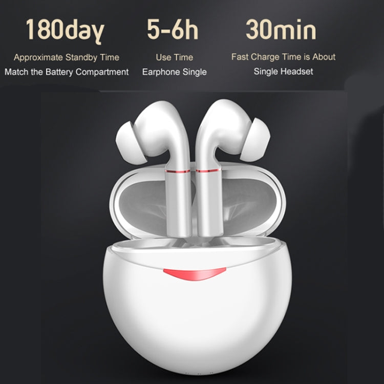 T&G T50 Sport TWS Bluetooth Earphone HIFI Noise Canceling Handfree Earbuds with Microphone(White) - HoMEdemic™ 