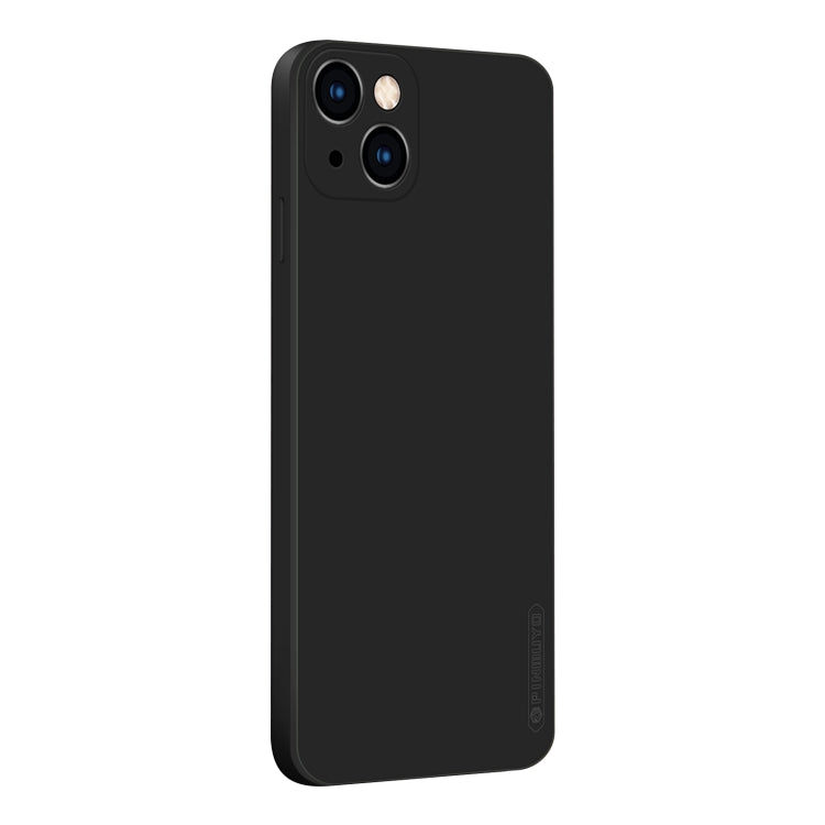 For iPhone 13 PINWUYO Touching Series Liquid Silicone TPU Shockproof Case(Black) - HoMEdemic™ 