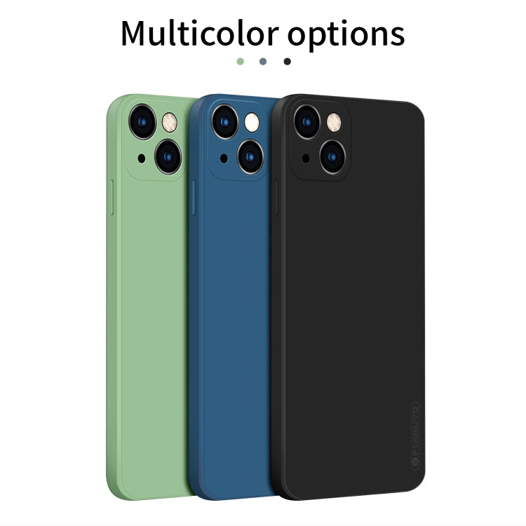 For iPhone 13 PINWUYO Touching Series Liquid Silicone TPU Shockproof Case(Black) - HoMEdemic™ 